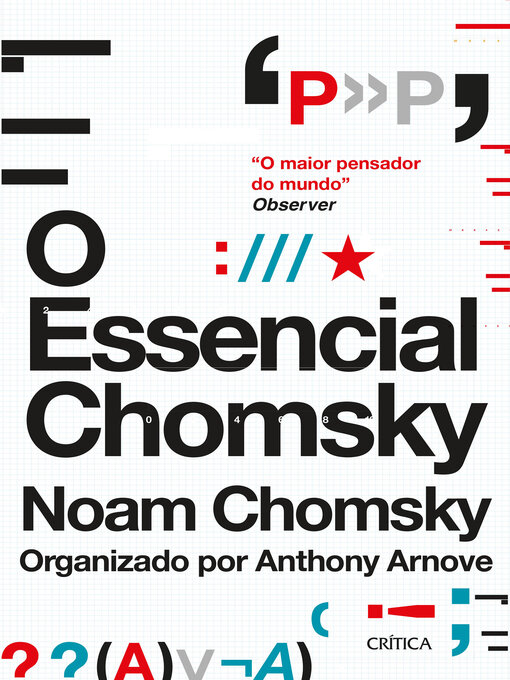 Title details for O essencial Chomsky by Noam Chomsky - Available